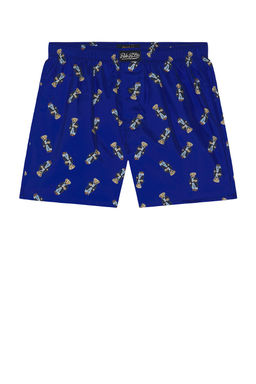 POLO RALPH LAUREN - Woven Boxer With Bear Print