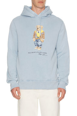 POLO RALPH LAUREN - Fleece Resin Washed Heritage Bear Hoodie