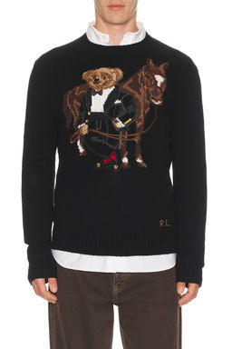 POLO RALPH LAUREN - Lunar New Year Wool Blend Bear Sweater