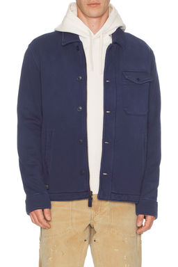 POLO RALPH LAUREN - Heavy Weight Fleece Garment Dyed Deck Jacket