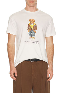 POLO RALPH LAUREN - Short Sleeve Graphic Novelty Bear T-Shirt