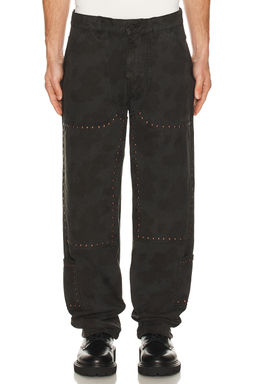 Pleasures - Cowhide Double Knee Work Pant