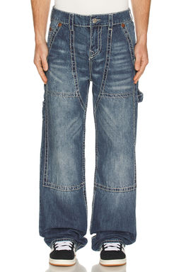 True Religion - Vinny Ultra Baggy Carpenter Big T Denim Pant