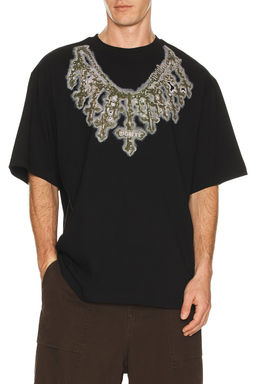 WE11DONE - Cross Necklace T-Shirt