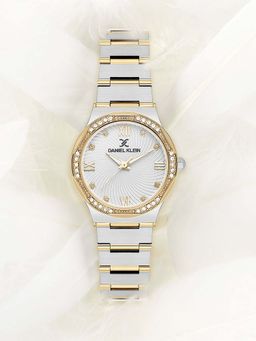 Daniel Klein - Women Sleek & Stylish Premium Design Silver Dial Analog Watch - DK.1.14101-3 (M)