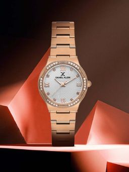 Daniel Klein - Women Sleek & Stylish Premium Design Silver Dial Analog Watch - DK.1.14101-5 (M)