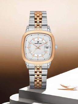 Daniel Klein - Women Sleek & Stylish Premium Design Silver Dial Analog Watch - DK.1.14129-6 (M)