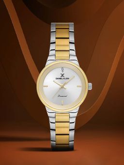 Daniel Klein - Women Sleek & Stylish Premium Design Silver Dial Analog Watch - DK.1.14136-3 (M)