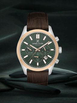 Daniel Klein - Men Sleek & Stylish Premium Design Green Dial Analog Watch - DKX.1.14212-4 (M)