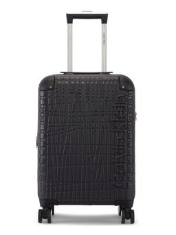 Calvin Klein - Hyper Luxe Range Black Hard Luggage Bag (S)