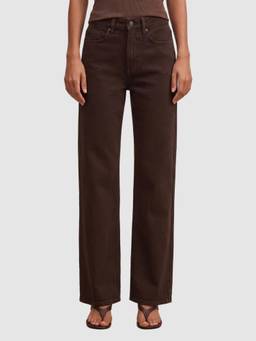 Forever New - Brown Nicki Mid Rise Straight Jeans