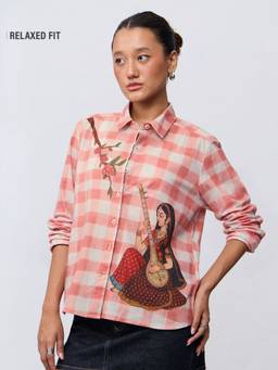 The Souled Store - Sitar Plaid Shirt Women Relaxed Shirts