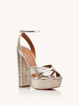 SEPHYR - Women Gold Sandal Heels