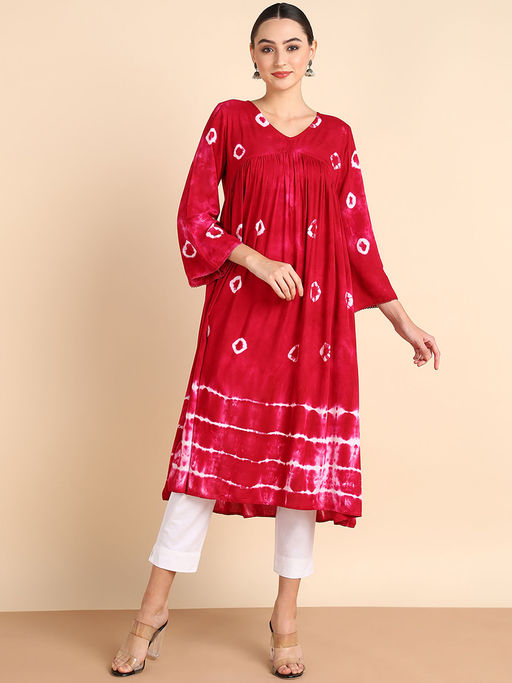 white christmas dresses Embroidered Ready Made Alia Cut Muslin Dress main image 1
