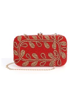The Clownfish - Angela Collection Party Clutch - Red