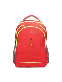 The Clownfish - Madison Series 23L Polyester Backpack with Backpack Cover - Red