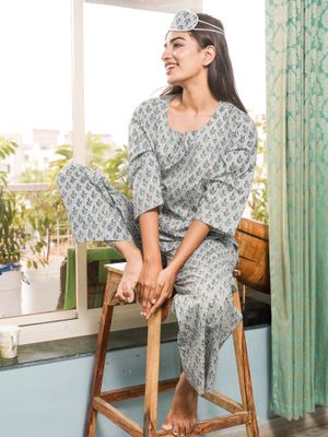 Sooti Syahi Checkmate: CHUNA PATRI Handblock Printed Chanderi Silk Saree main image 0