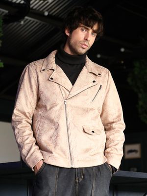 Cotton Zipper Jacket: Mousse