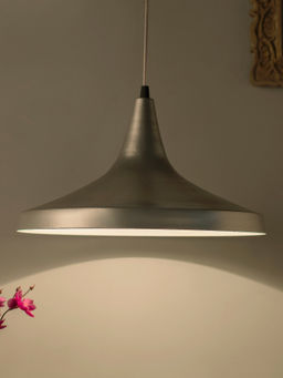 Homesake - Silver Metal Pendant Danish Hanging Light