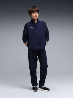 Puma - Youth Moisture-Control Cricket Jacket And Track pant-Navy Blue