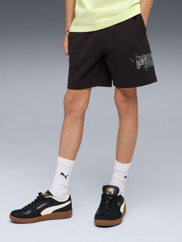 Puma - Essentials Youth Camo Shorts-Black