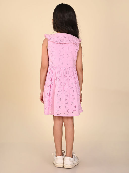 slim fit dress slacks Nauti Nati Girls Polka Dot Printed Embroidered Peter Pan Collar Fit Flare  Dress – Nautinati