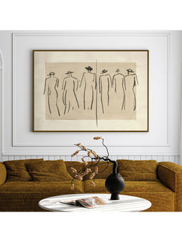 ARTCREST - Eden's Embrace Painting Black Box Framed Canvas Wall Art