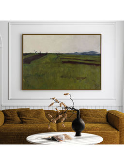 ARTCREST - Emerald Echo Painting Black Box Framed Canvas Wall Art