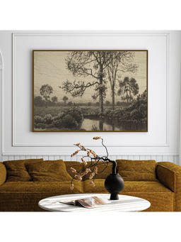 ARTCREST - Emerald Escapade V Painting Black Box Framed Canvas Wall Art