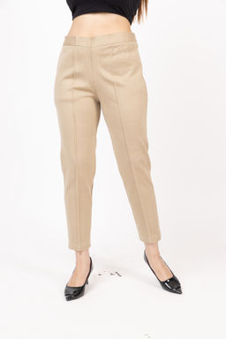 TWENTY ME - Beige Solid Regular Fit Trouser