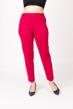 TWENTY ME - Magenta Solid Regular Fit Trouser