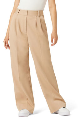 Fnocks - Beige Solid Regular Fit Trouser