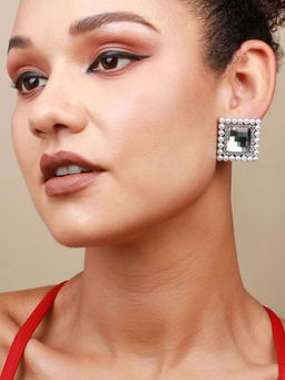 Sohi - Silver-Plated Studs-Silver