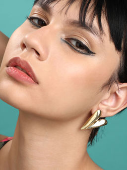 Sohi - Gold-Plated Drop Earrings-Gold