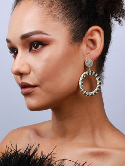 Sohi - Gold-Plated Drop Earrings-Gold