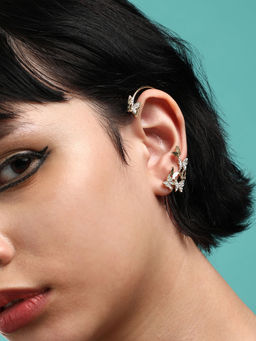 Sohi - Gold-Plated Ear Cuff-Gold