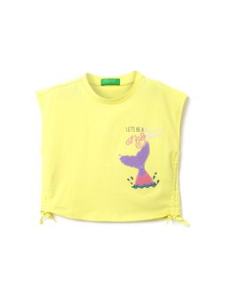 United Colors of Benetton - Girls Embellished Round Neck Top