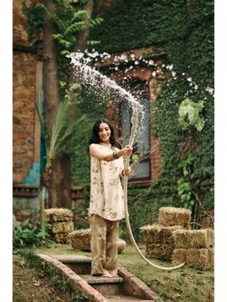 Contemponari - High Neck Green Co-Ord Set
