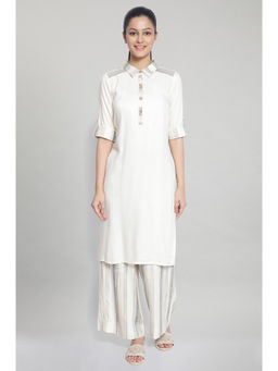 Aurelia - White Kurta- Palazzo (Set of 2)
