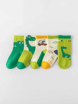 Hopscotch - Animal Printed Socks (Pack Of 5)