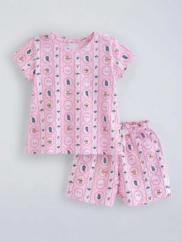 Hopscotch - Cotton All Over Print T-Shirt And Shorts