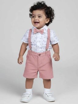 Hopscotch - Pink Cotton Vehicle 4 Formal Set