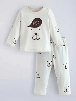 Hopscotch - All Over Print Cotton T-Shirt And Pyjama
