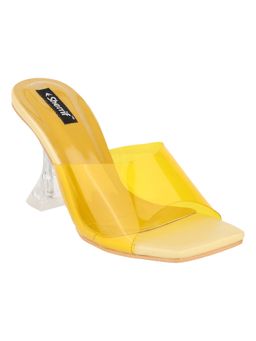 Sherrif Shoes - Womens Yellow Stiletto Heels