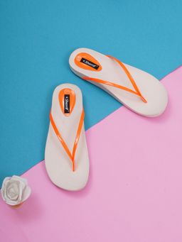 Sherrif Shoes - Womens Comfortable Orange Flipflop