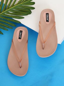 Sherrif Shoes - Womens Soft Nude Flipflop
