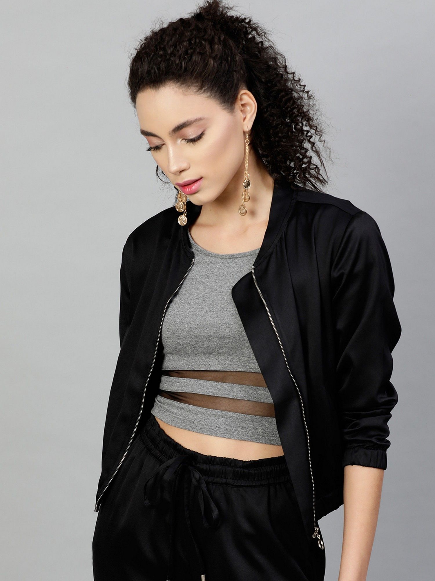 street 9 Satin Bomber Jacket-picture-24