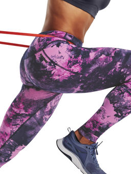 Under Armour - Smart Form Rush Leggings-Purple