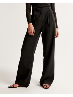 Fnocks - Women Western Wear Wide-Leg High Waisted Pant