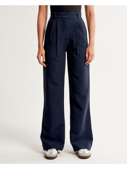 Fnocks - Women Western Wear Wide-Leg High Waisted Pant